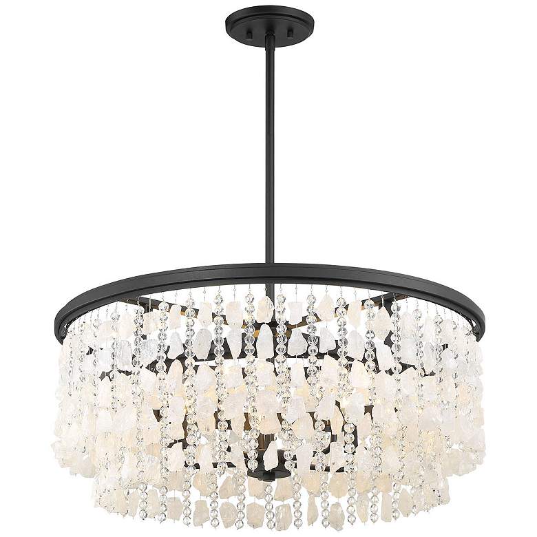 Image 2 Minka Lavery Shimmering Elegance 5-Light Sand Black Chandelier