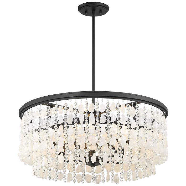 Image 1 Minka Lavery Shimmering Elegance 5-Light Sand Black Chandelier