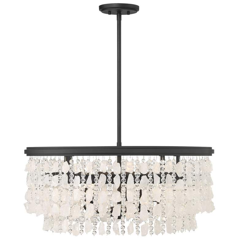 Image 3 Minka Lavery Shimmering Elegance 5-Light Sand Black Chandelier more views