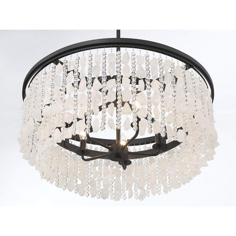 Image 5 Minka Lavery Shimmering Elegance 5-Light Sand Black Chandelier more views
