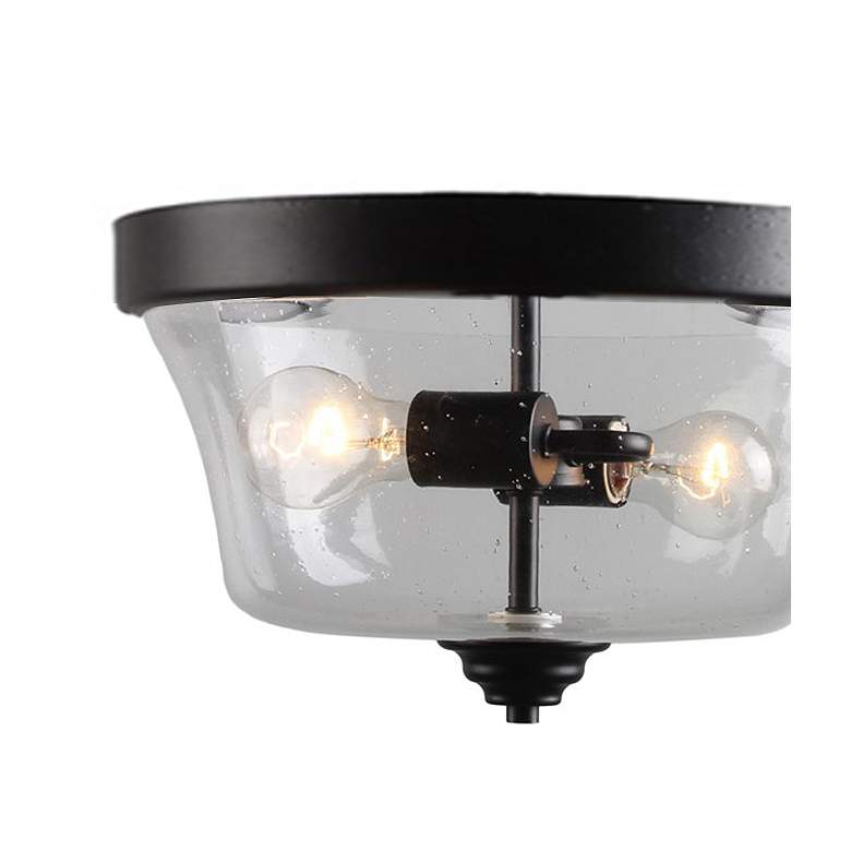 Image 3 Minka Lavery Shyloh 13 3/4" Seeded Glass Flush Mount Ceiling Light more views