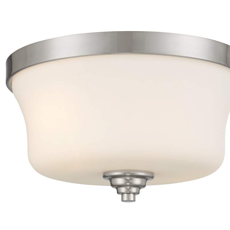 Image 3 Minka Lavery Shyloh 13 3/4" Wide 2-Light Flush Mount Ceiling Light more views