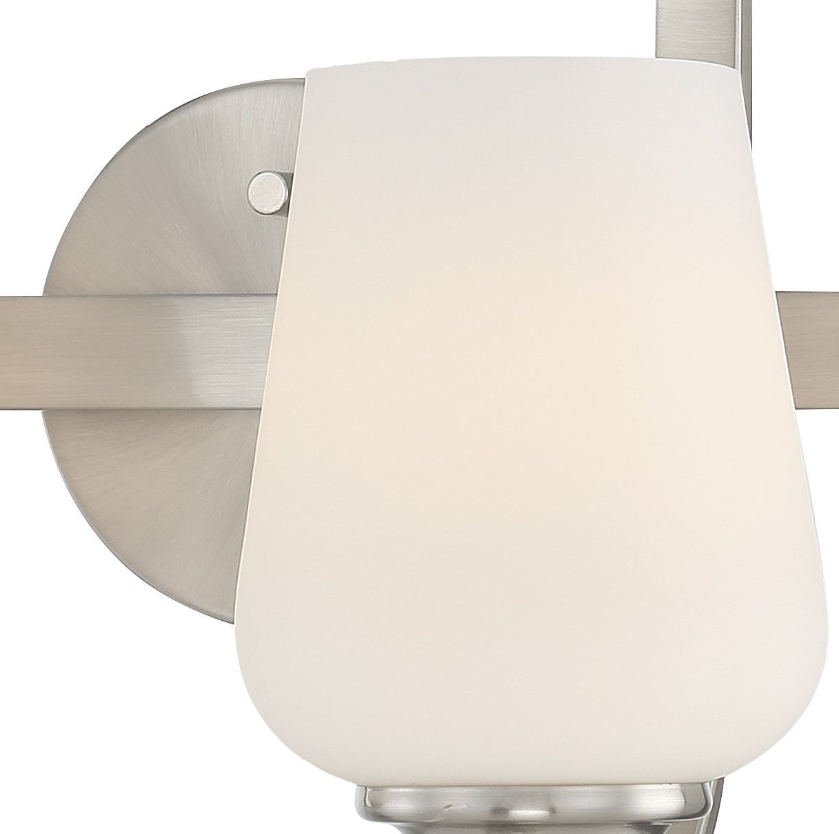 Image 4 Minka Lavery Shyloh 2-Light 13.5-in Brushed Nickel Vanity Light with Shade more views