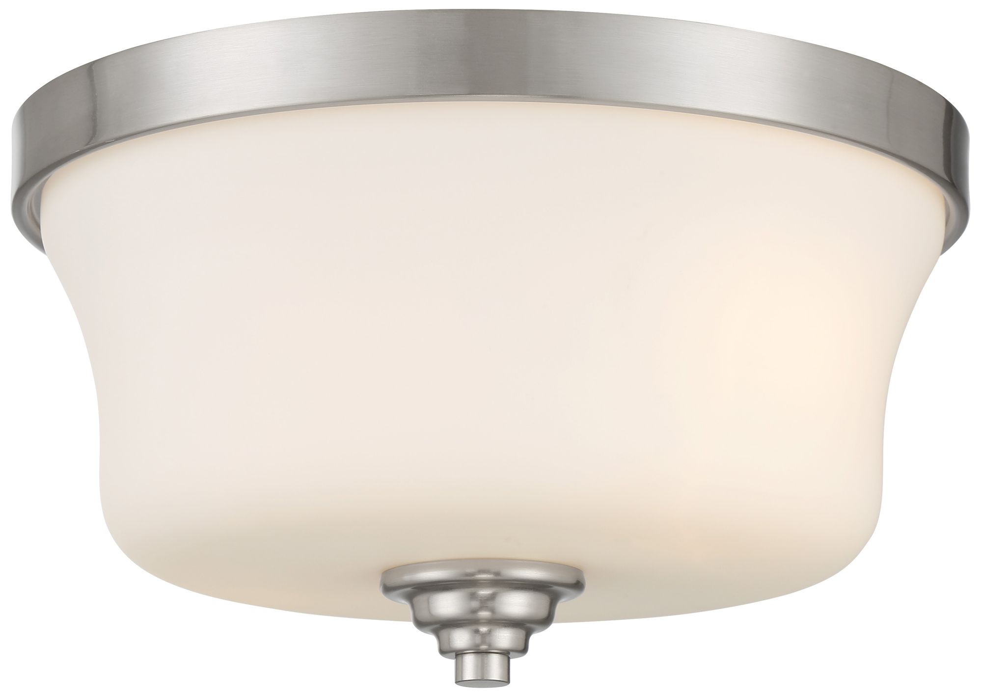 Thumbnail2 of Minka-Lavery Shyloh 2-Light Brushed Nickel Flush Mount