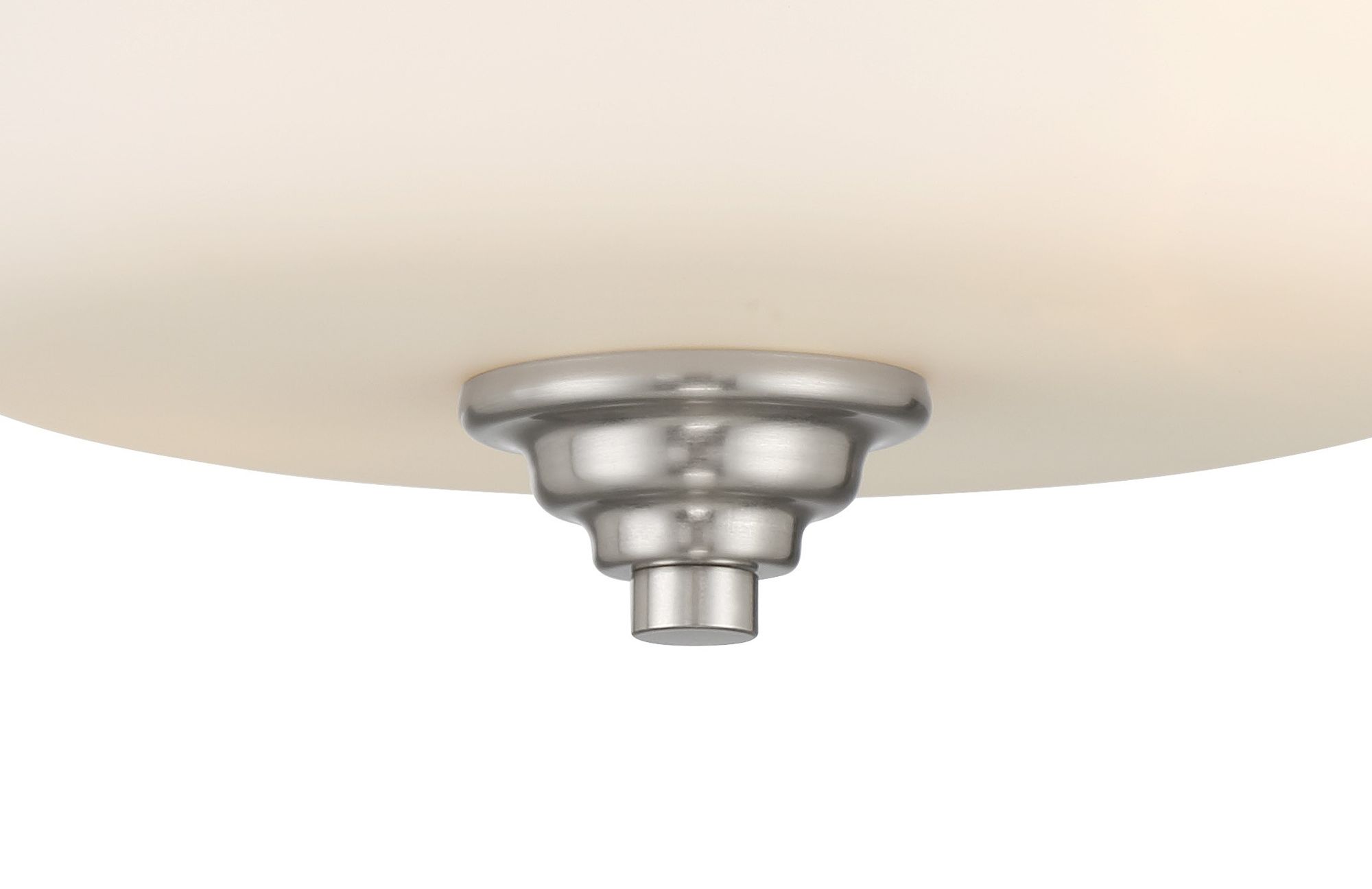 Thumbnail4 of Minka-Lavery Shyloh 2-Light Brushed Nickel Flush Mount more views