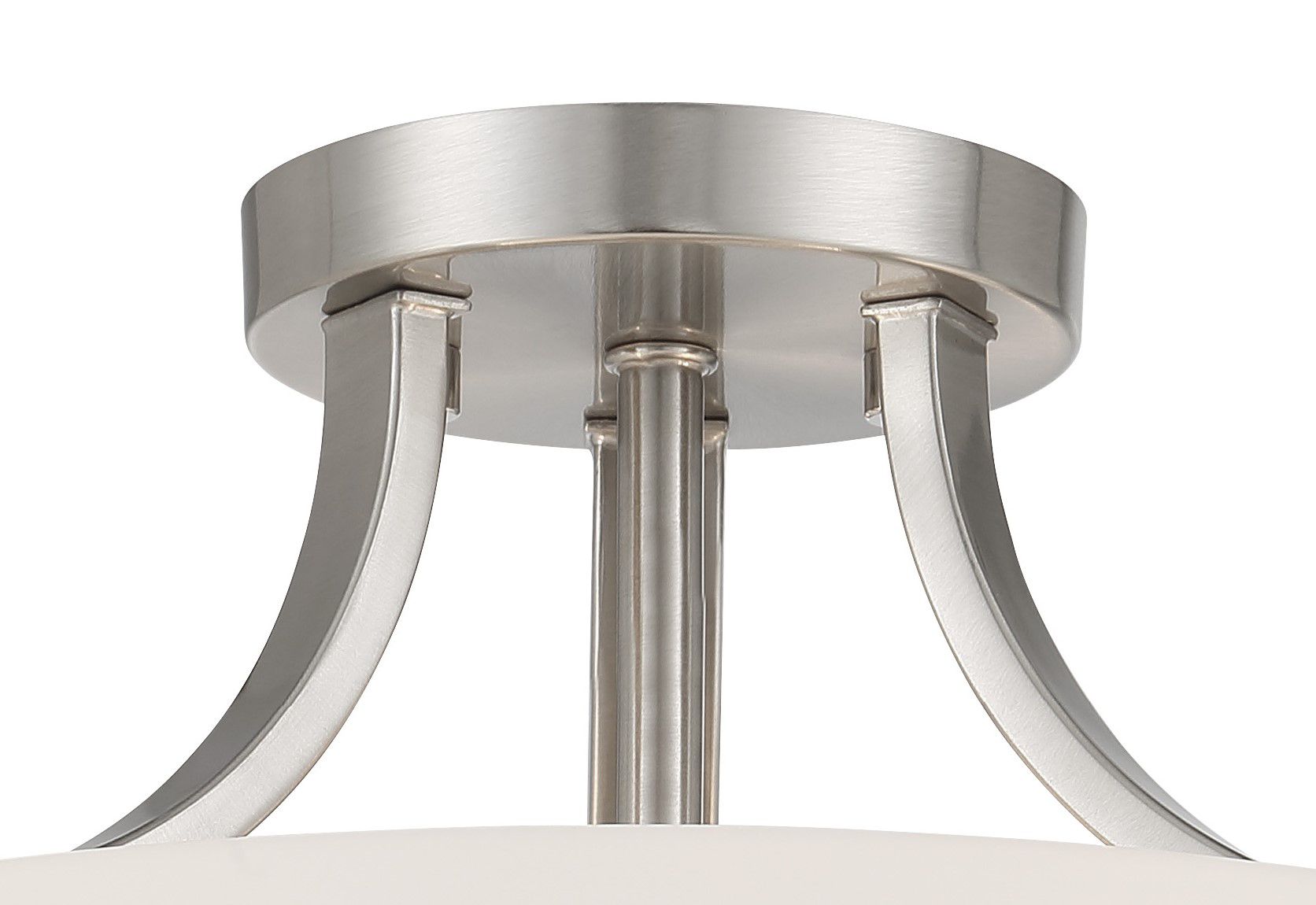 Image 3 Minka-Lavery Shyloh 2-Light Brushed Nickel Semi-Flush more views