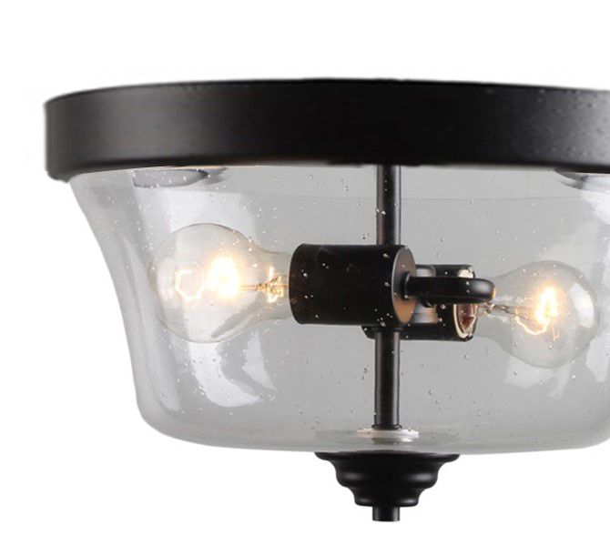 Image 3 Minka-Lavery Shyloh 2-Light Coal Flush Mount more views