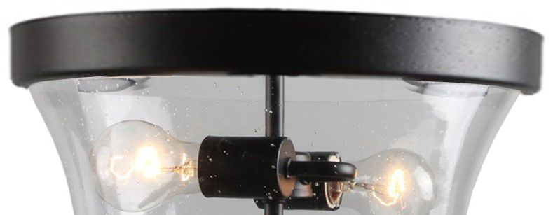Image 4 Minka-Lavery Shyloh 2-Light Coal Flush Mount more views