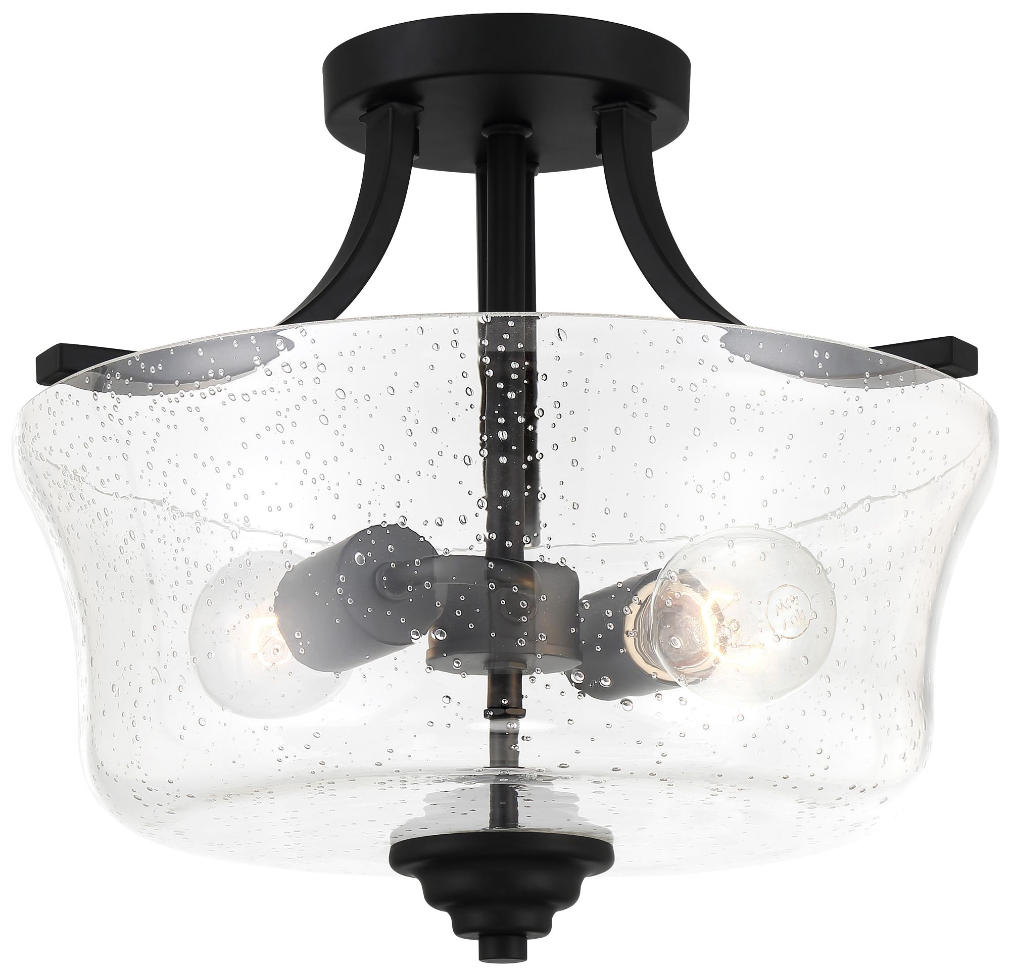 Minka-Lavery Shyloh 2-Light Coal Semi-Flush