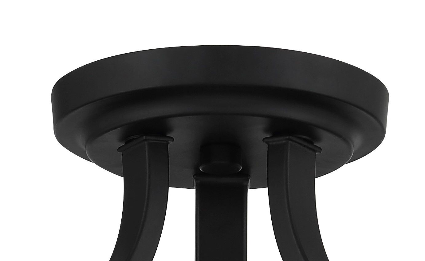 Image 4 Minka-Lavery Shyloh 3-Light Coal Semi-Flush to Chandelier more views