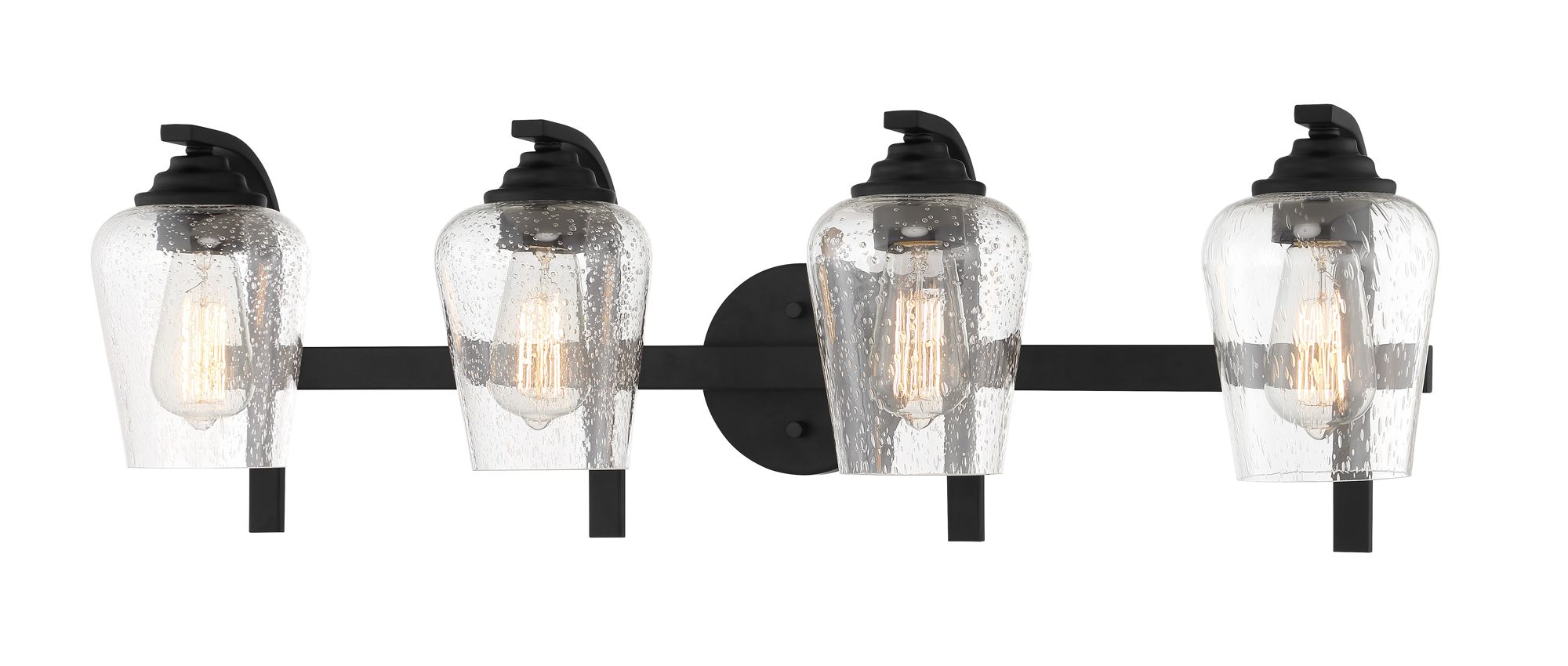 Image 2 Minka-Lavery Shyloh 4-Light Coal Black Vanity Light more views