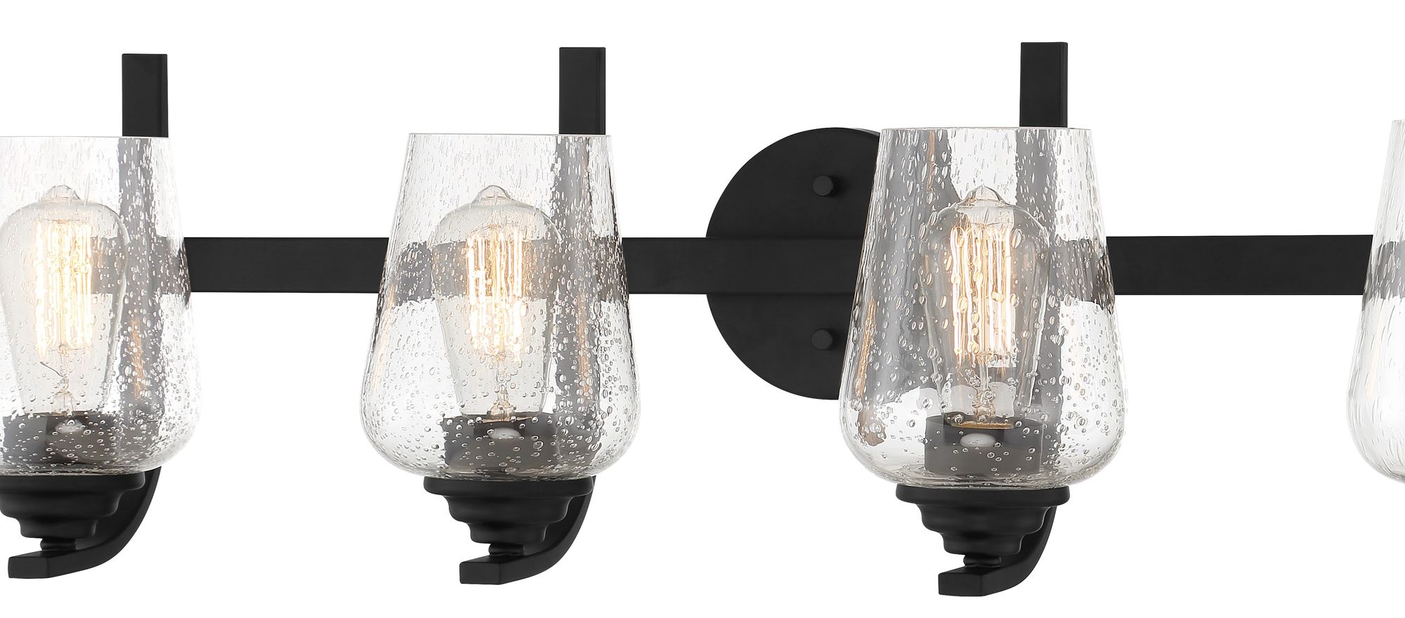 Image 3 Minka-Lavery Shyloh 4-Light Coal Black Vanity Light more views