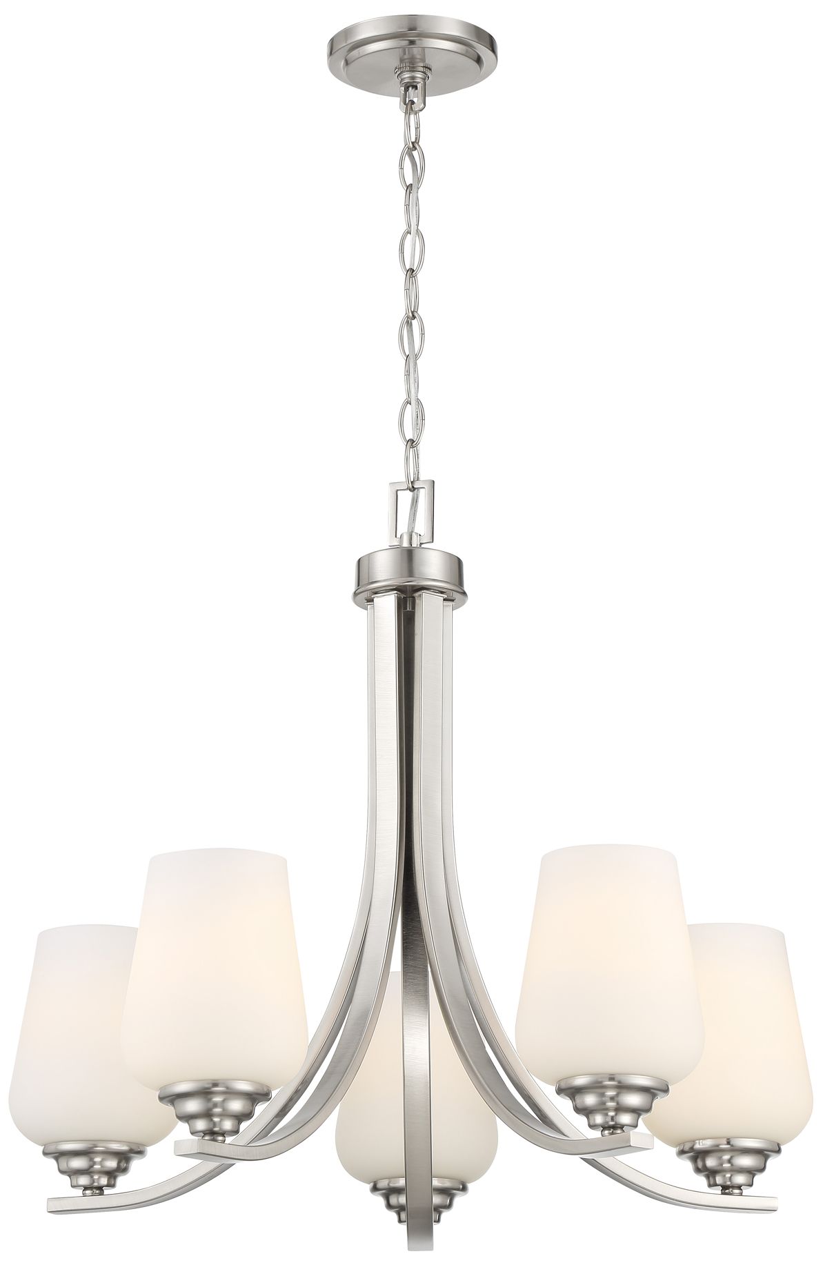 Minka-Lavery Shyloh 5-Light Brushed Nickel Chandelier