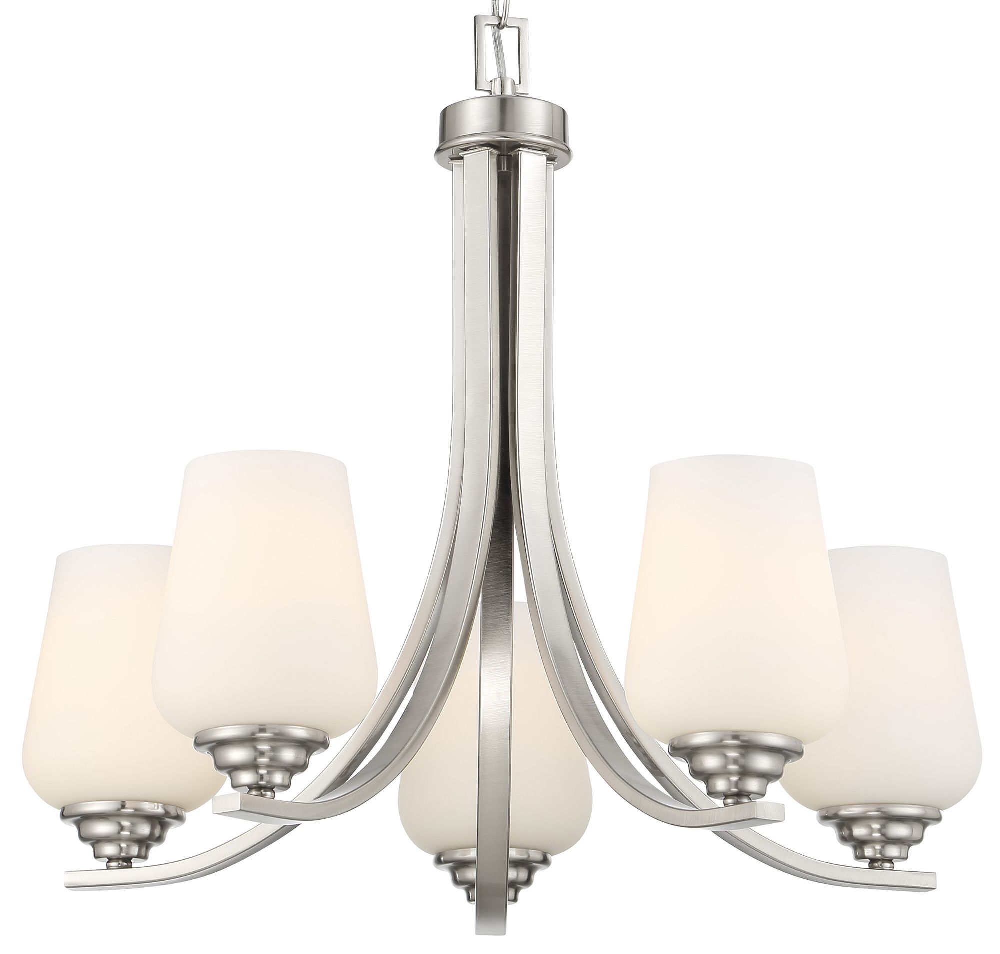 Image 2 Minka-Lavery Shyloh 5-Light Brushed Nickel Chandelier more views