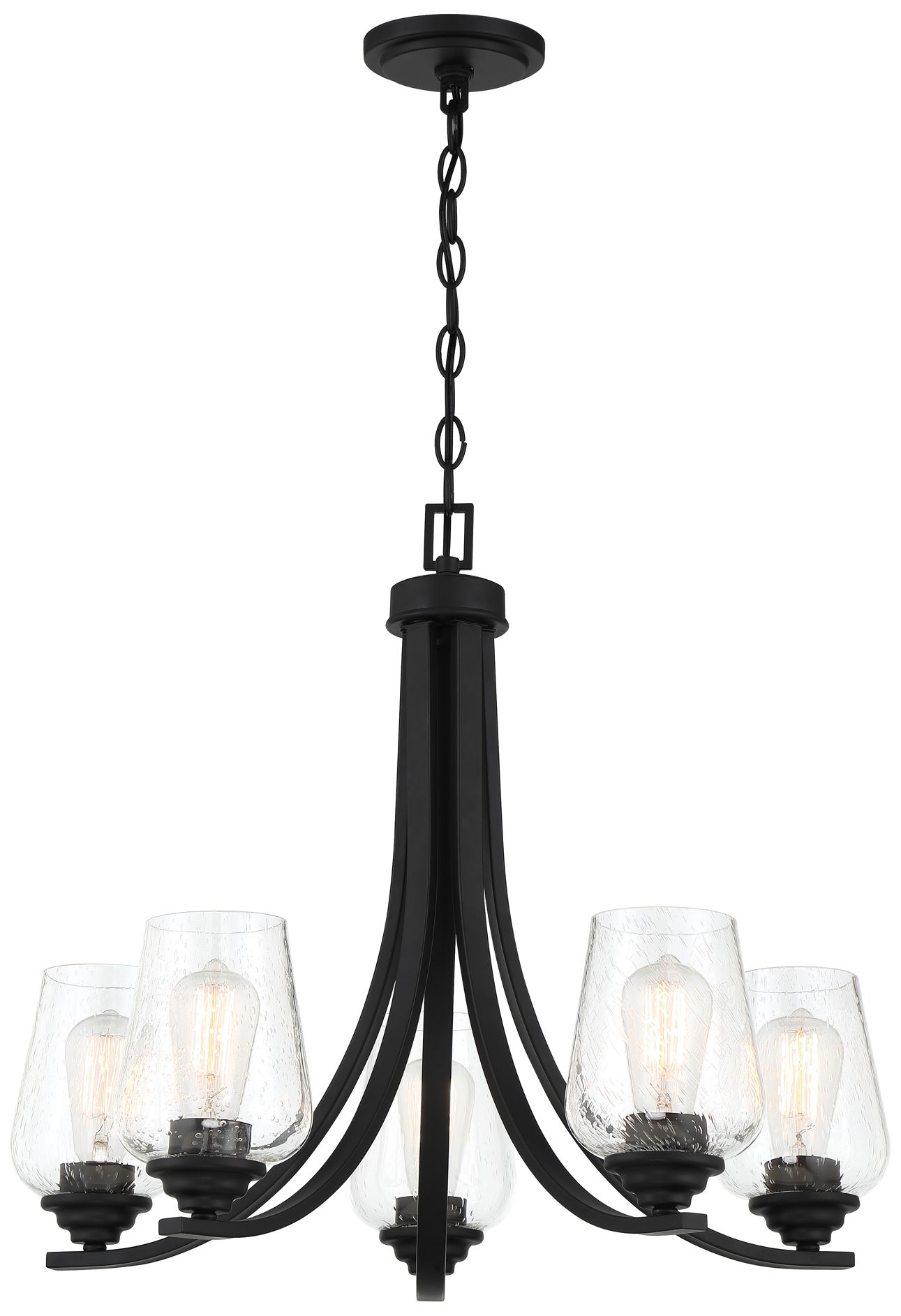 Image 2 Minka-Lavery Shyloh 5-Light Coal Chandelier