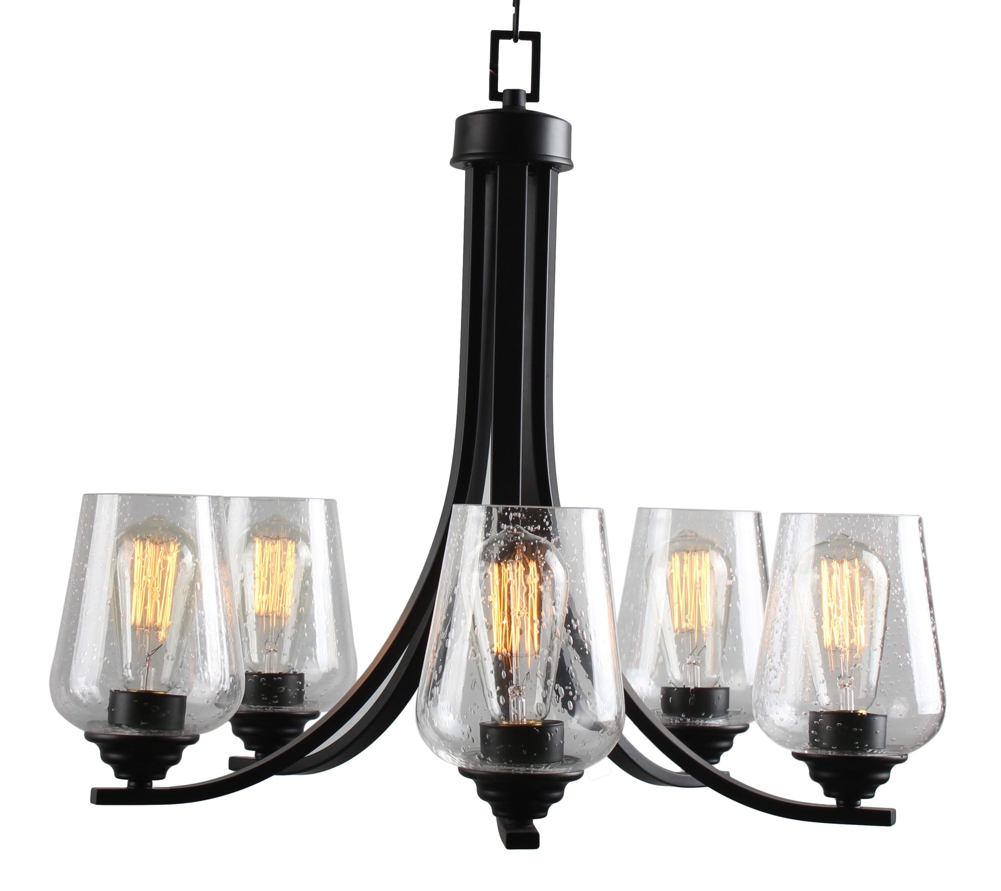 Image 5 Minka-Lavery Shyloh 5-Light Coal Chandelier more views