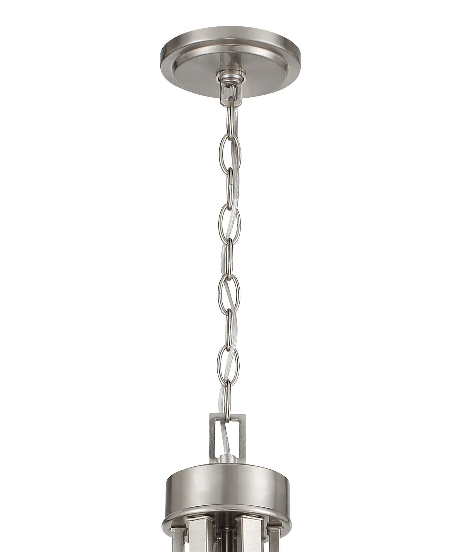 Image 3 Minka-Lavery Shyloh 9-Light Brushed Nickel Chandelier more views