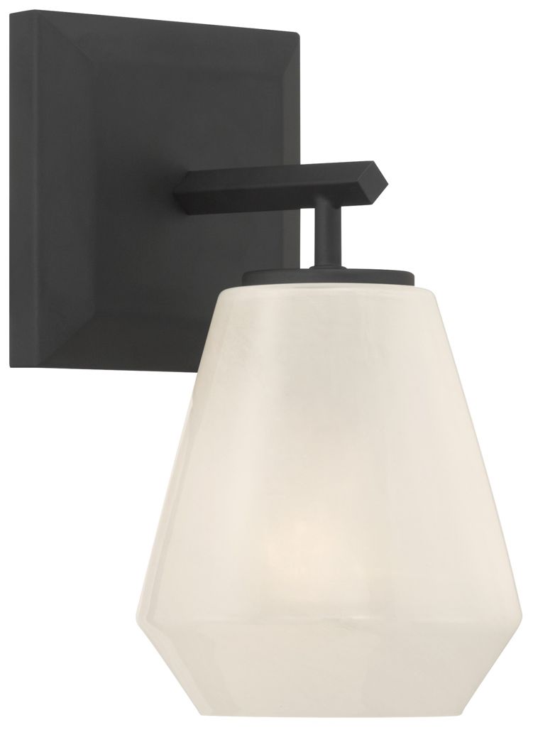 Minka Lavery Siena 1-Lt 5.25-in Matte Bl