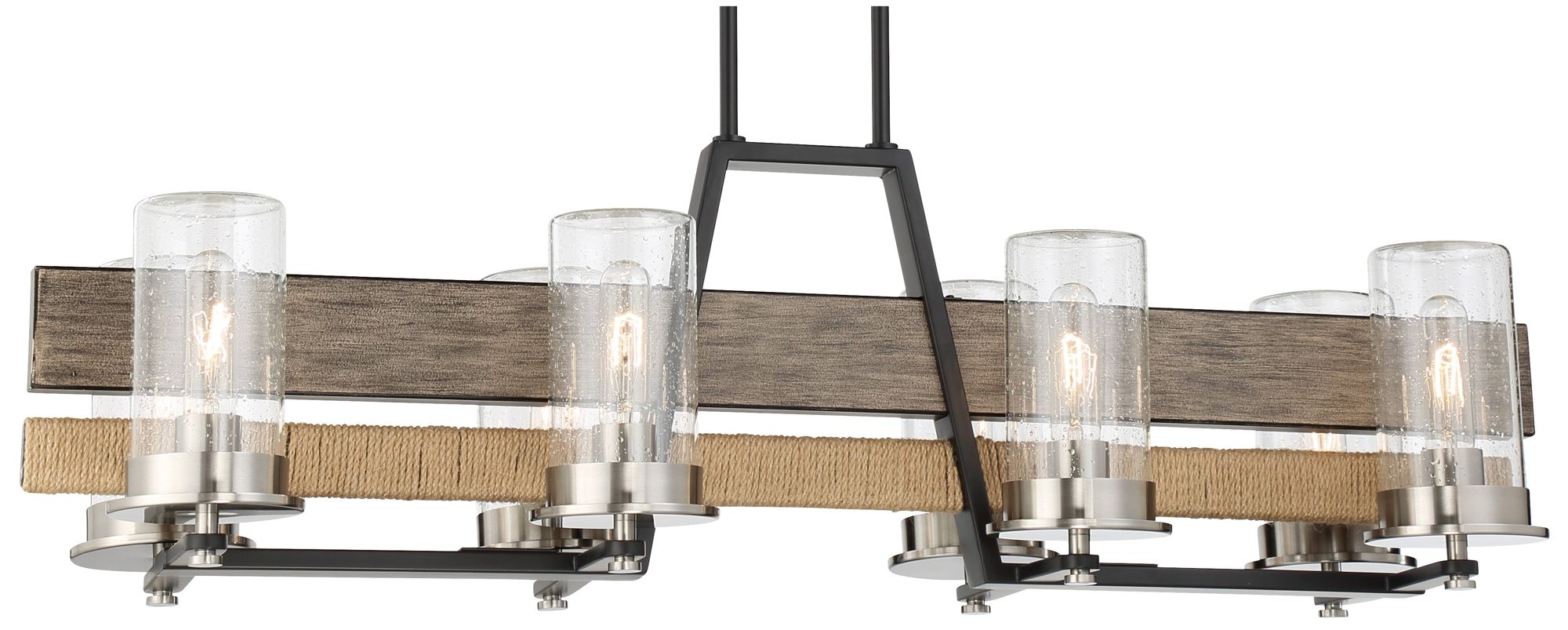 Image 3 Minka-Lavery Silver Creek 8-Light Grey, Coal and Nickel Island Light more views