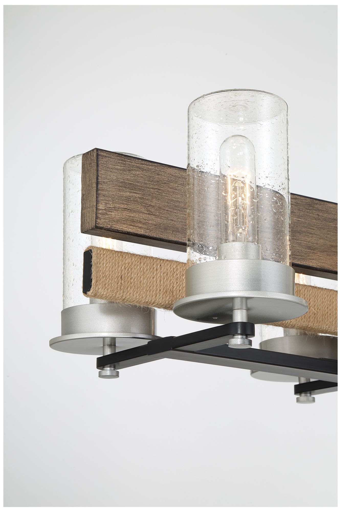 Image 6 Minka-Lavery Silver Creek 8-Light Grey, Coal and Nickel Island Light more views