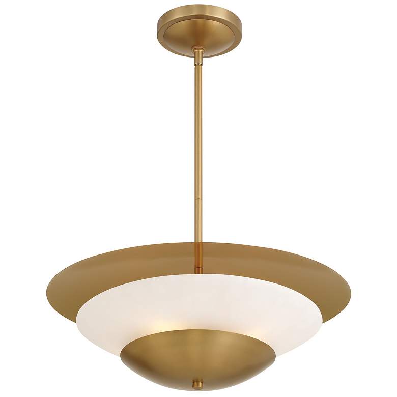 Image 5 Minka Lavery Solara 4-Light 23.75-in Legacy Brass Indoor Pending Lighting more views