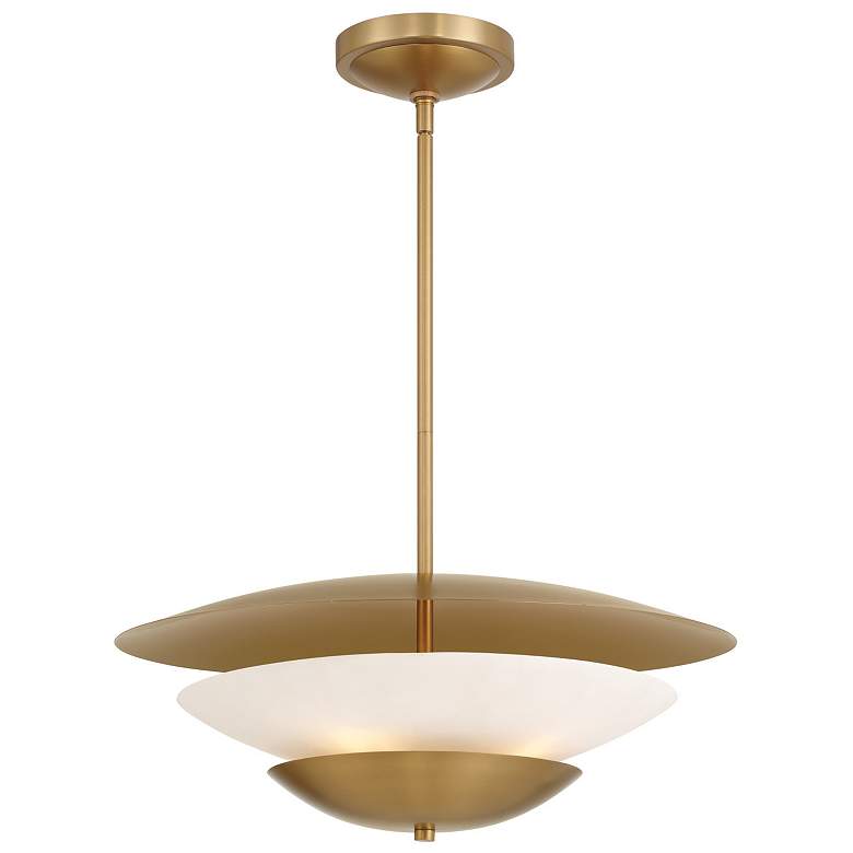 Image 6 Minka Lavery Solara 4-Light 23.75-in Legacy Brass Indoor Pending Lighting more views