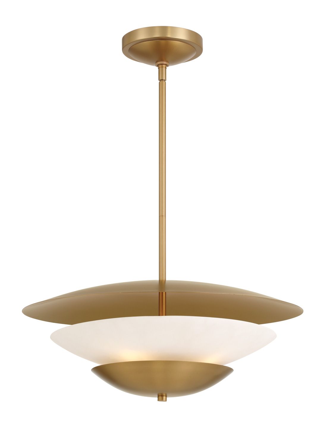 Image 6 Minka Lavery Solara 4-Lt 23.75-in Legacy Brass Pendant with Alabaster Shade more views