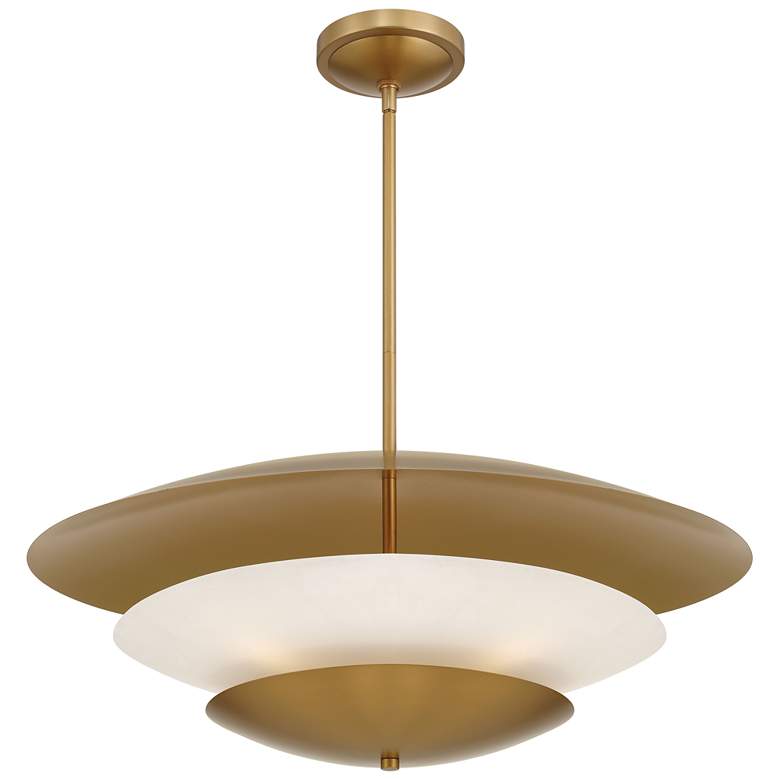 Image 2 Minka-Lavery Solara 5-Light 31.5-in Legacy Brass Indoor Pendant
