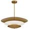 Minka-Lavery Solara 5-Light 31.5-in Legacy Brass Indoor Pendant