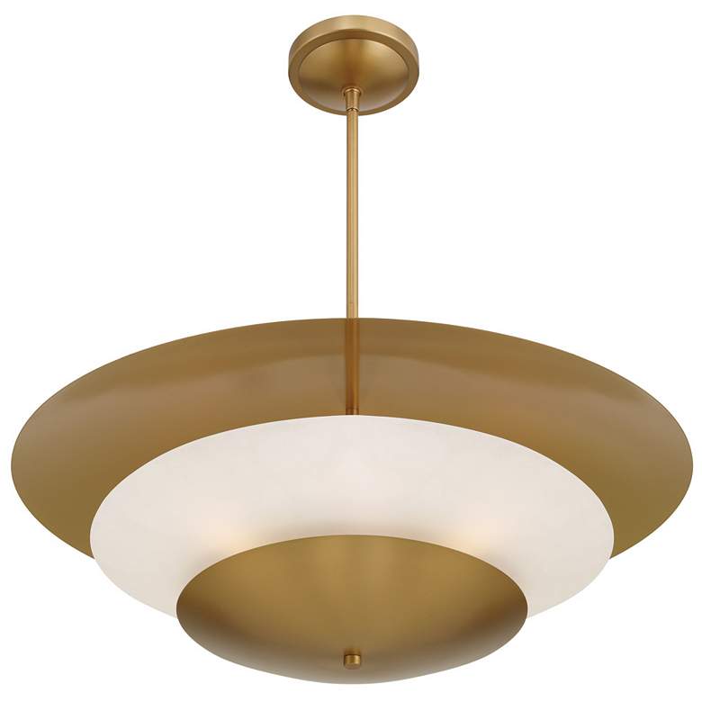 Image 5 Minka-Lavery Solara 5-Light 31.5-in Legacy Brass Indoor Pendant more views