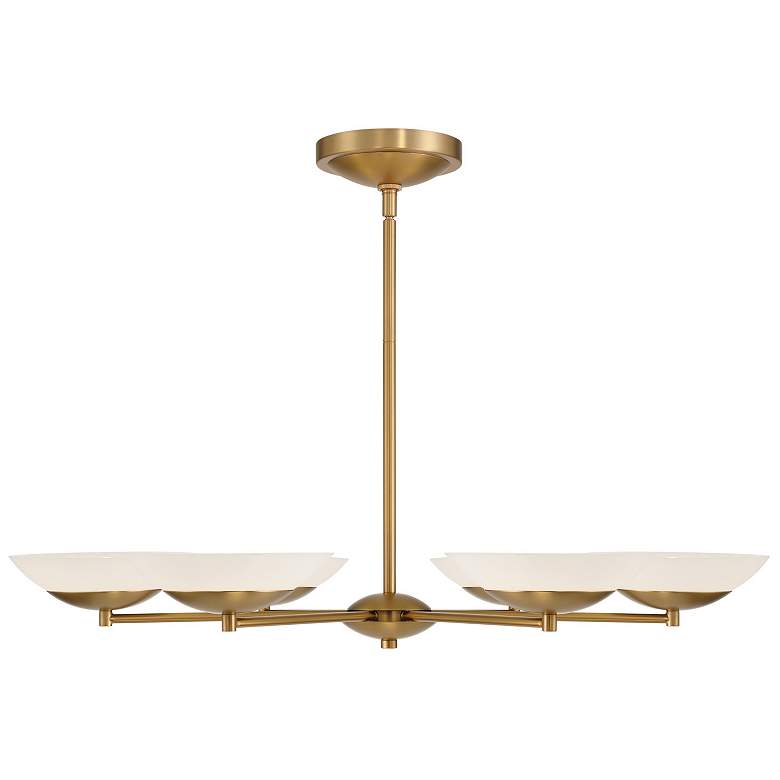 Image 4 Minka Lavery Solara LED 6-Light 36-in Legacy Brass Indoor Chandelier more views