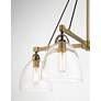 5_Minka-Lavery Sommersby 4-Light 30-in Brass and Matte Black Chandelier more views