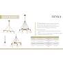 7_Minka-Lavery Sommersby 4-Light 30-in Brass and Matte Black Chandelier more views