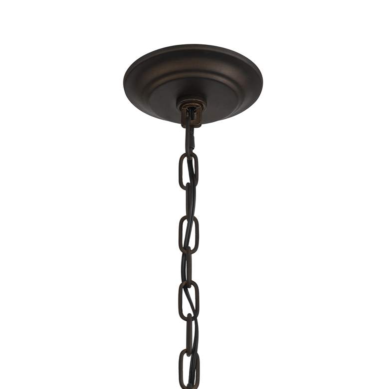 Image 4 Minka-Lavery Sonoma 47 3/4" Bronze and Wood 12-Light Ring Chandelier more views