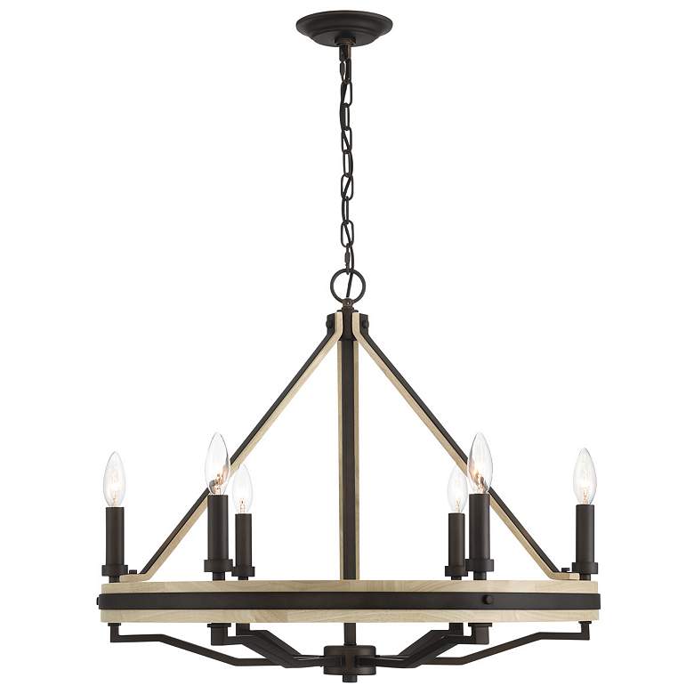 Image 3 Minka Lavery Sonoma 6-Light 26.25-in Dark Bronze Indoor Chandelier more views
