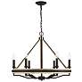 3_Minka Lavery Sonoma 6-Light 26.25-in Dark Bronze Indoor Chandelier more views