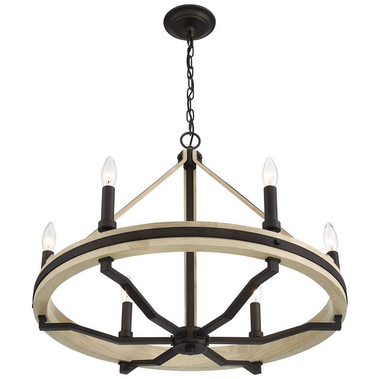 Image 5 Minka Lavery Sonoma 6-Light 26.25-in Dark Bronze Indoor Chandelier more views