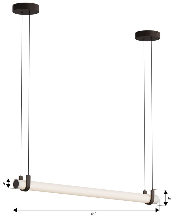 Minka Lavery Sorelle LED 58-in Dark Bron