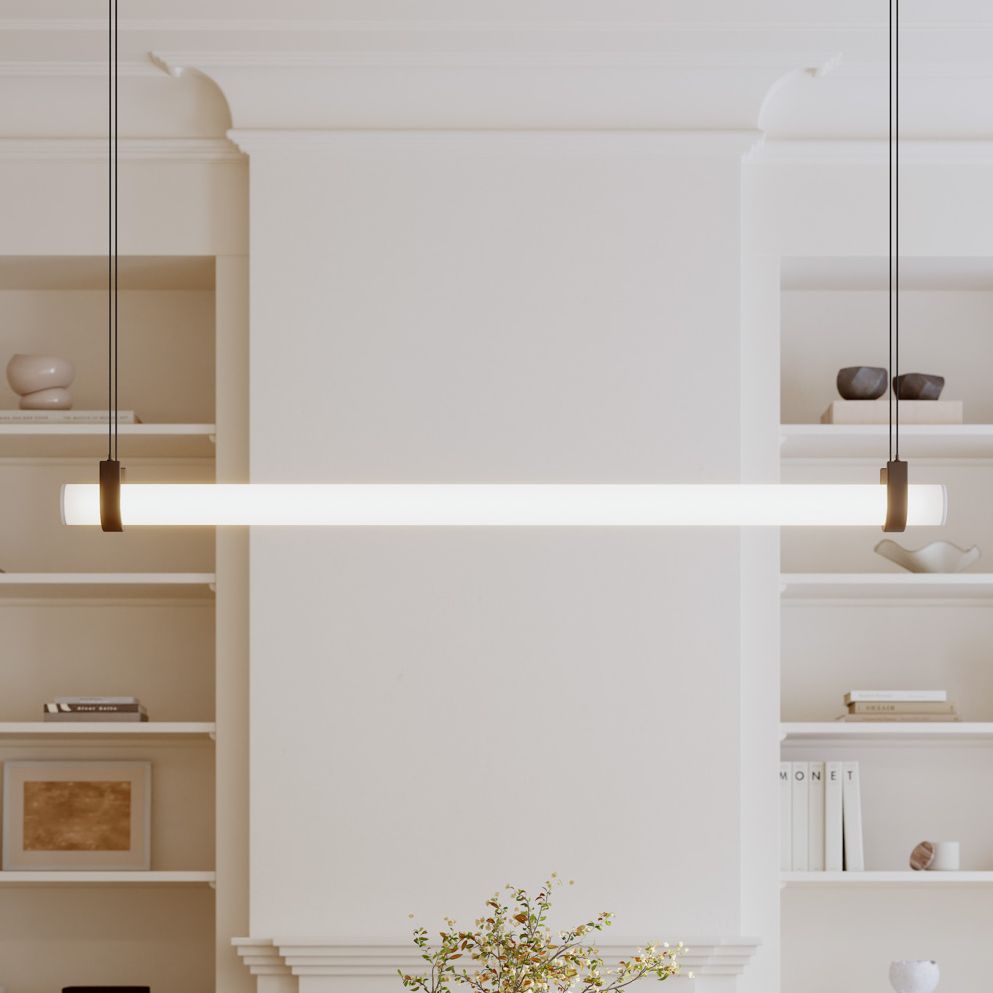 Thumbnail1 of Minka Lavery Sorelle LED 58-in Dark Bronze Linear Chandelier with Shade
