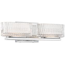 Minka Lavery Sparren 16 3/4" Wide Chrome 2-Light LED Vanity Bath Light