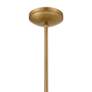 6_Minka Lavery Springfield 1-Light 12-in Brass and Black Pending Lighting more views