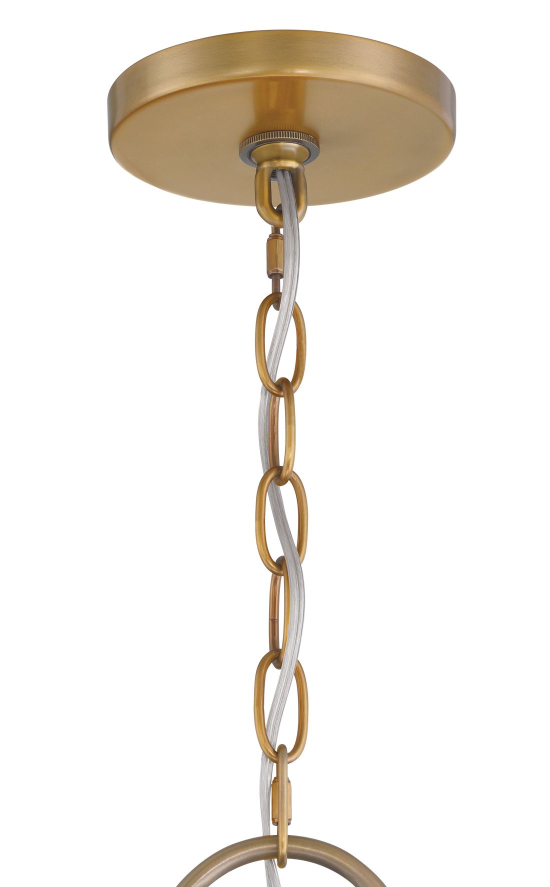 Image 2 Minka Lavery Stamford 1-Light 13-in Brass and Matte Black Pendant Light more views