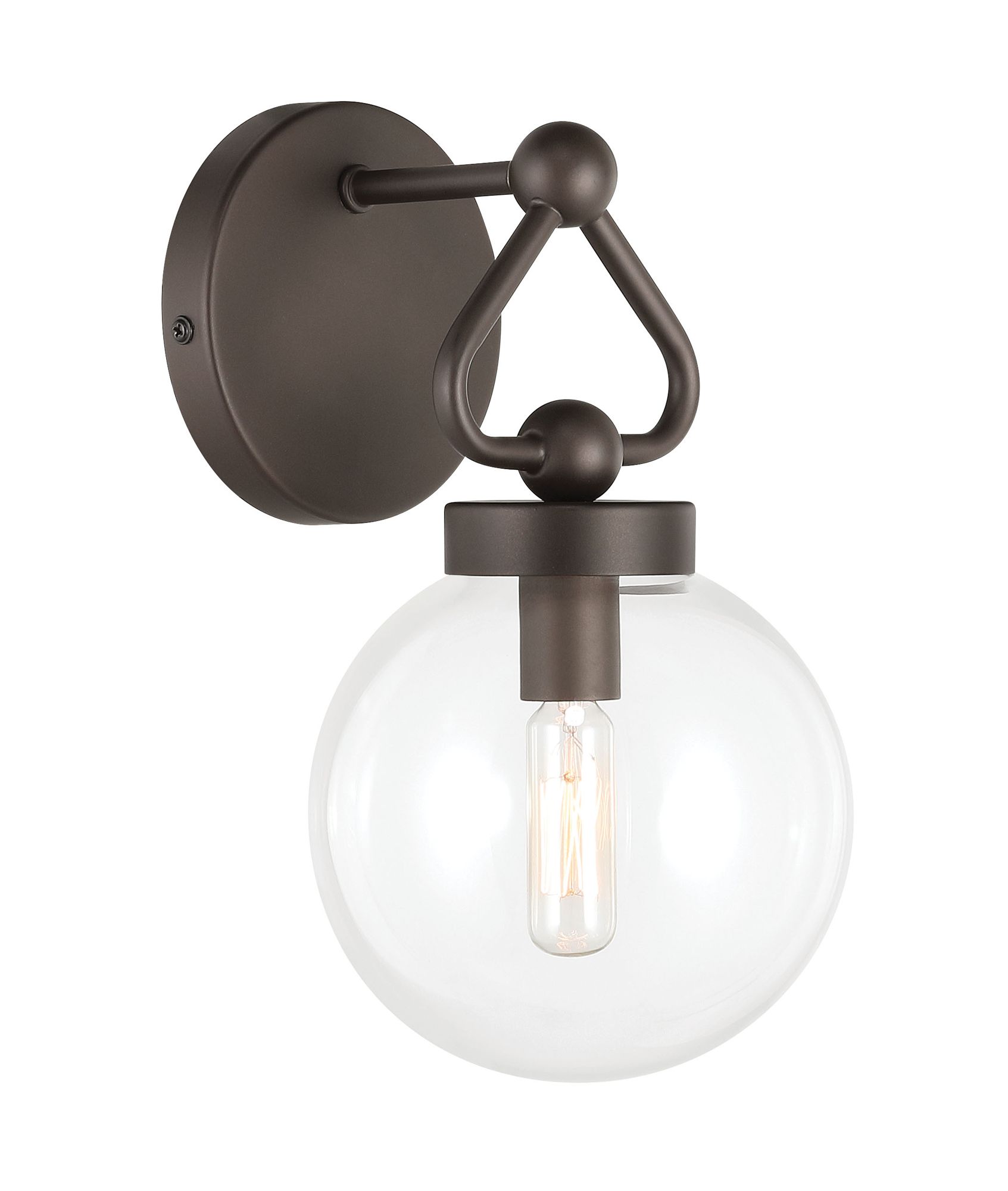 Minka-Lavery Stella 1-Light 6-in Dark Bronze Indoor Vanity Light