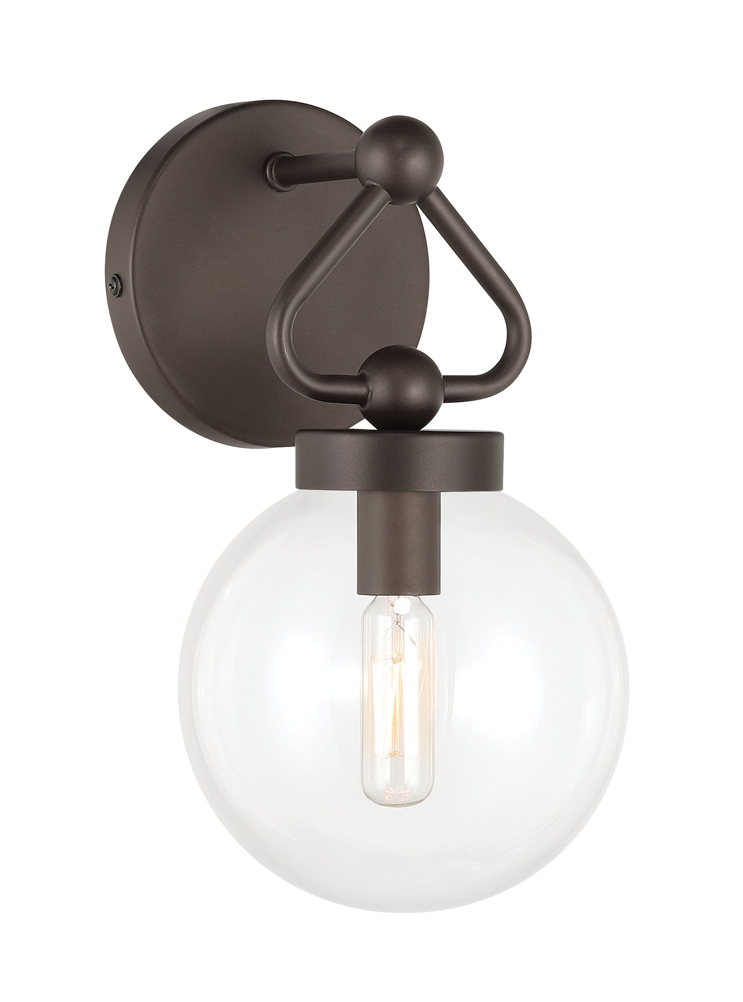 Minka-Lavery Stella 1-Light 6-in Dark Bronze Indoor Vanity Light