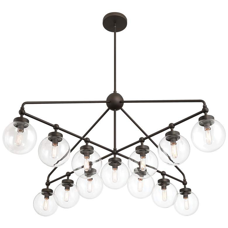 Image 1 Minka-Lavery Stella 13-Light 52-in Dark Bronze Indoor Chandelier