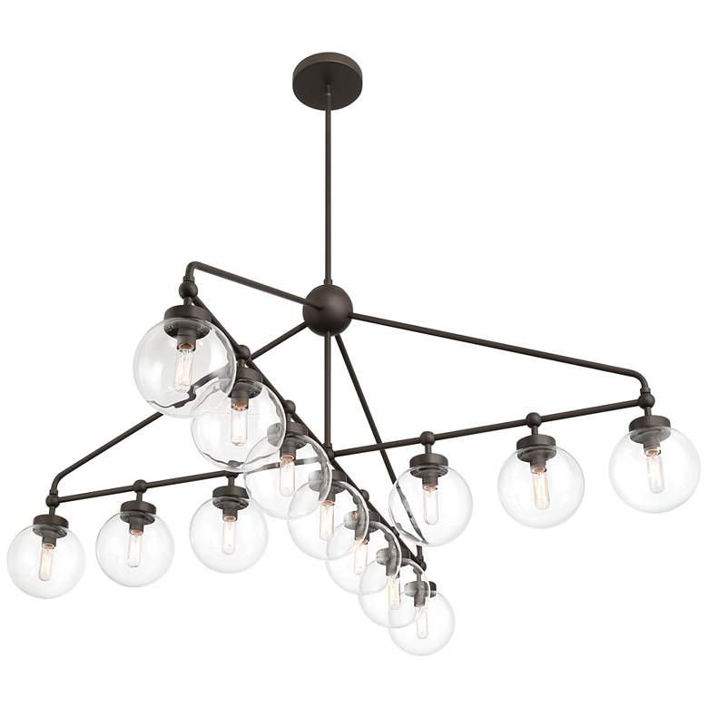 Image 6 Minka-Lavery Stella 13-Light 52-in Dark Bronze Indoor Chandelier more views