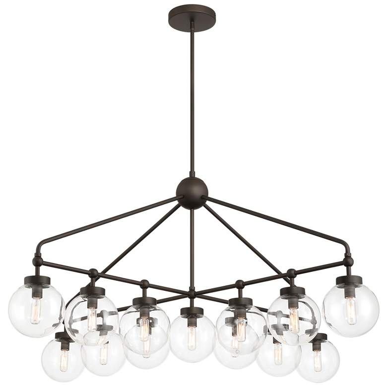 Image 7 Minka-Lavery Stella 13-Light 52-in Dark Bronze Indoor Chandelier more views
