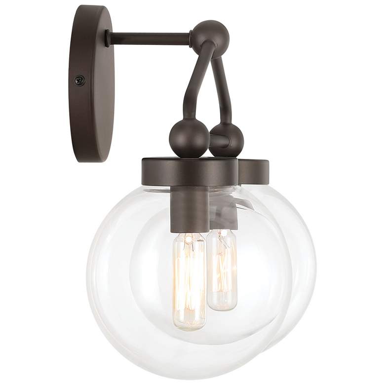 Image 2 Minka-Lavery Stella 2-Light 14.75-in Dark Bronze Indoor Vanity Light more views