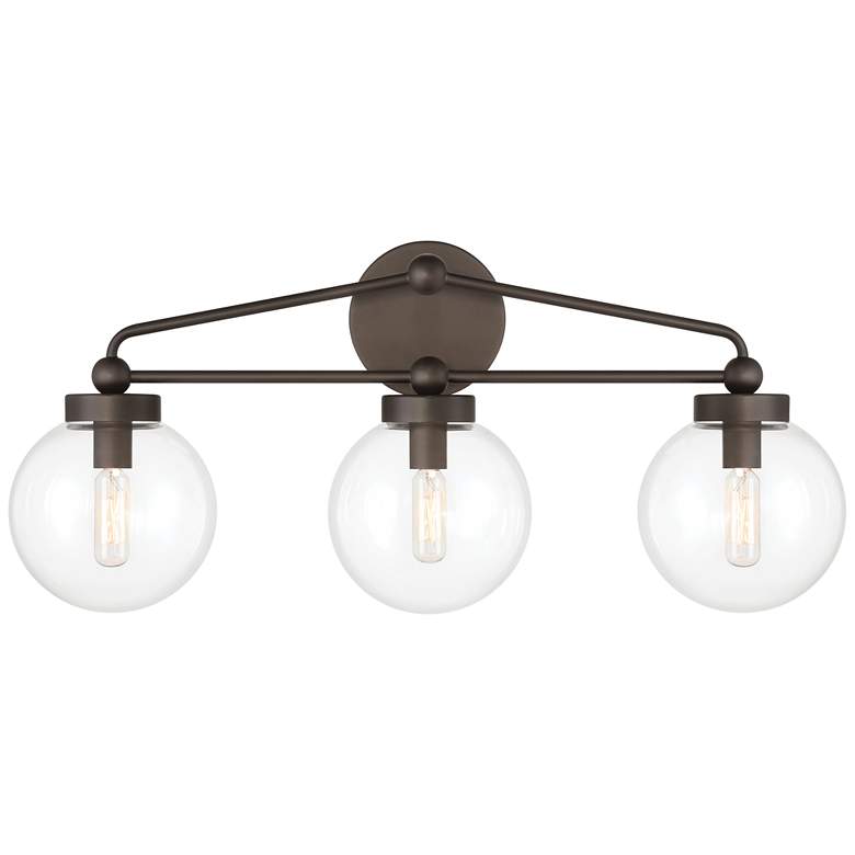 Image 1 Minka-Lavery Stella 3-Light 24-in Dark Bronze Indoor Vanity Light