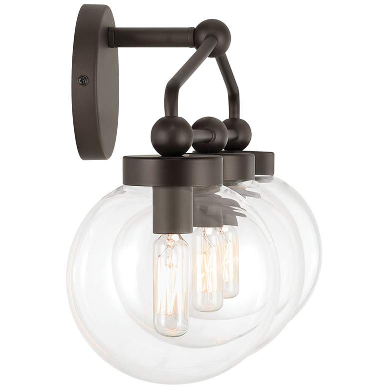 Image 2 Minka-Lavery Stella 3-Light 24-in Dark Bronze Indoor Vanity Light more views